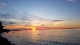 Sonnenuntergang am Eitz